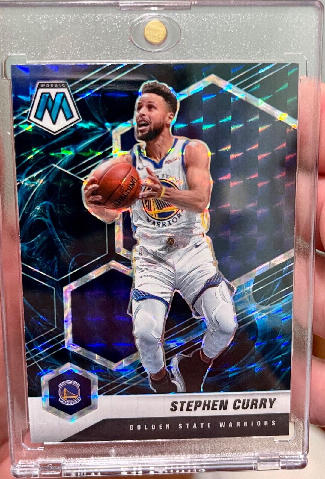 2020-2021 Steph Curry Ultra-Rare Mosaic Genesis Prizm #175 2020-2021 Steph Curry Ultra-Rare Mosaic Genesis Prizm #175