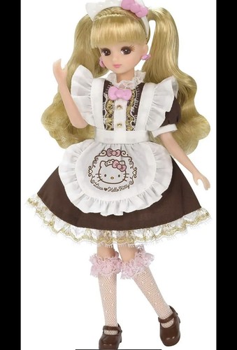 TAKARA TOMY JAPAN Hello Kitty Licca Chan Barbie Doll Dress