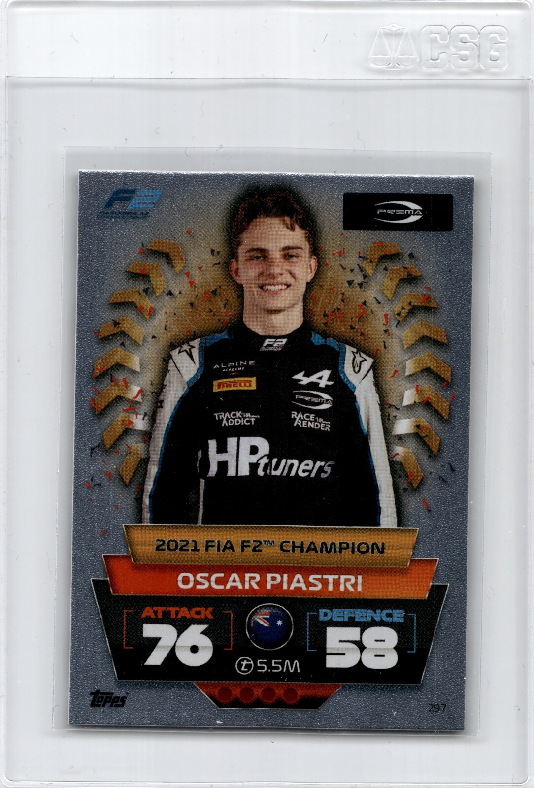 Oscar Piastri 2022 Topps Turbo Attax Formula 1 #297 F2 Champion | eBay