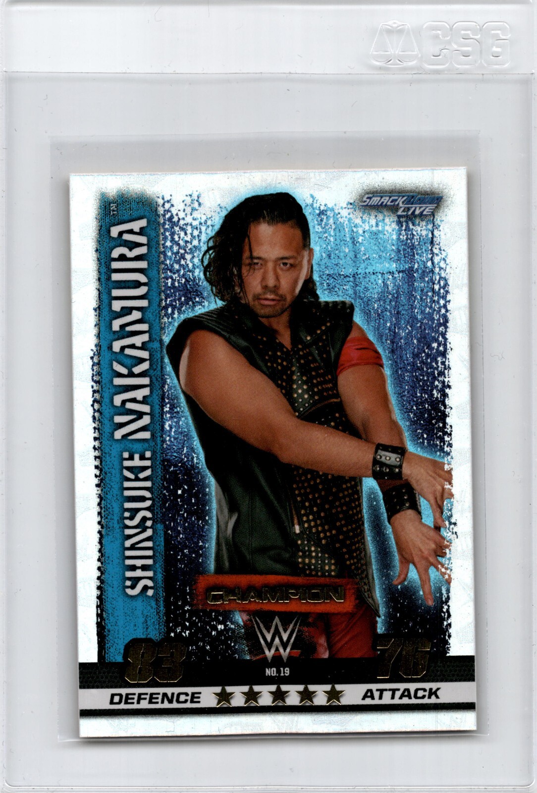 ☆ああ☆ Word chanpion ship 2017 2017 Topps WWE Slam Attax 10th Edition Gold Champion AOP NXT