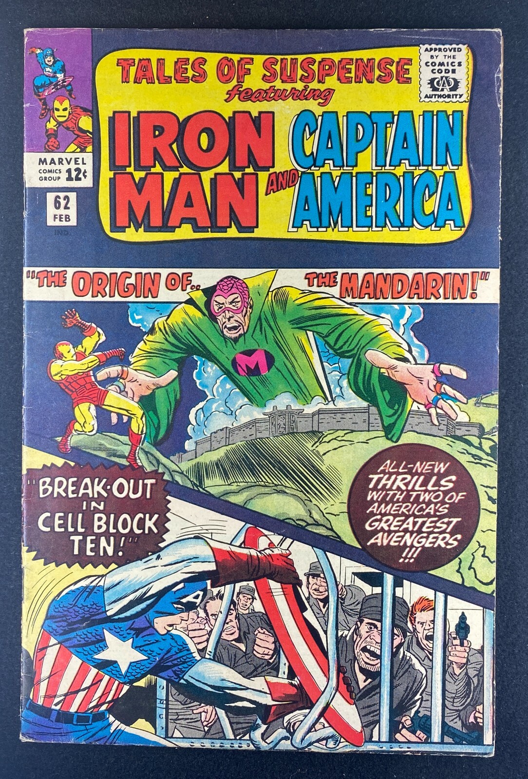 Tales of Suspense (1959) #62 FN- (5.5) Origin The Mandarin Jack Kirby Don Heck