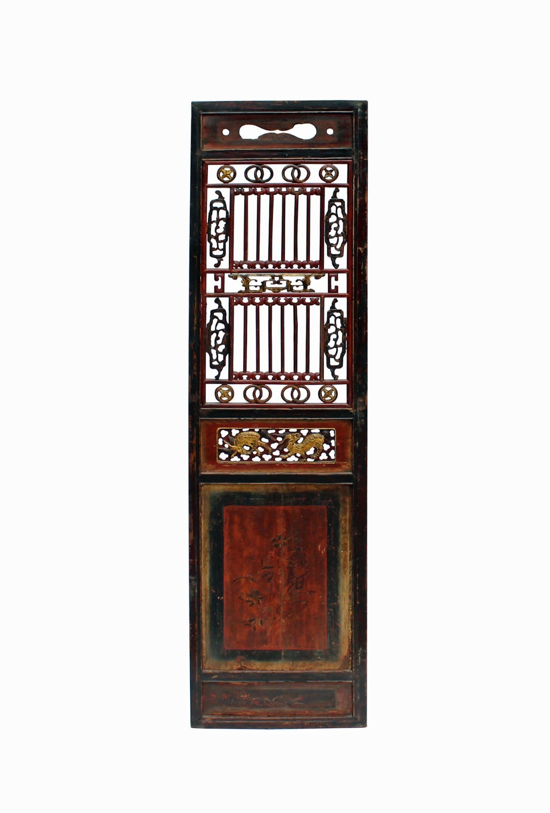 Chinese Gold Red Brown Graphic Carving Wood Decor Panel cs4047S Chinese Gold Red Brown Graphic Carving Wood Decor Panel cs4047S