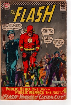 THE FLASH 1966 SEPT #164 DC COMIC BOOK LOW GRADE