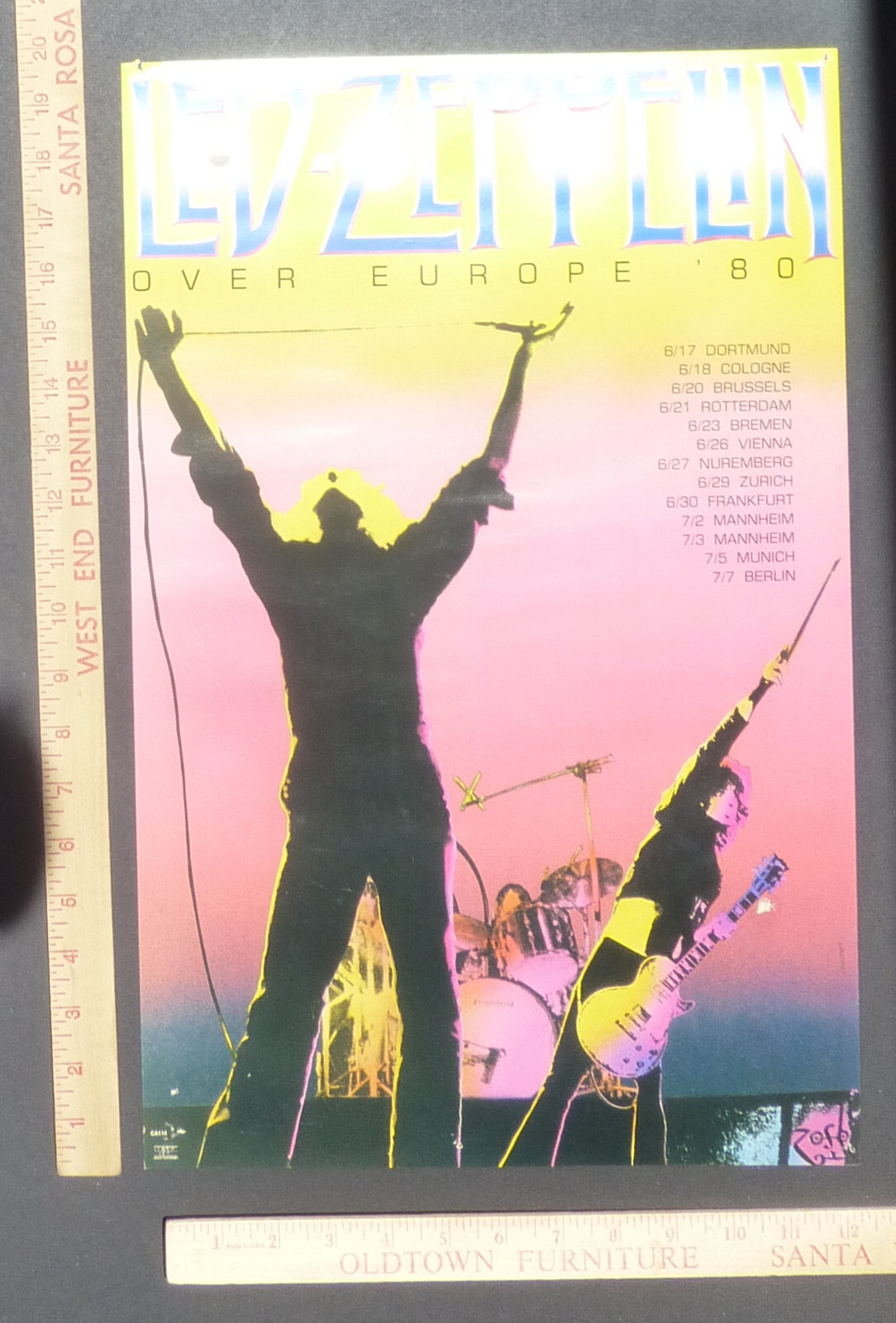 Led Zeppelin 1980 Tour Over Europe Commemorative Concert