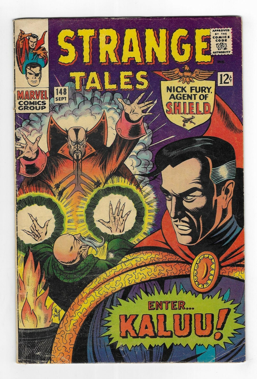 STRANGE TALES #148 SILVER AGE MARVEL COMIC BOOK Doctor