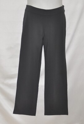 Linea by Louis Dell'Olio Petite Pull-On Super Ponte Knit Pants Size 8P Smoke