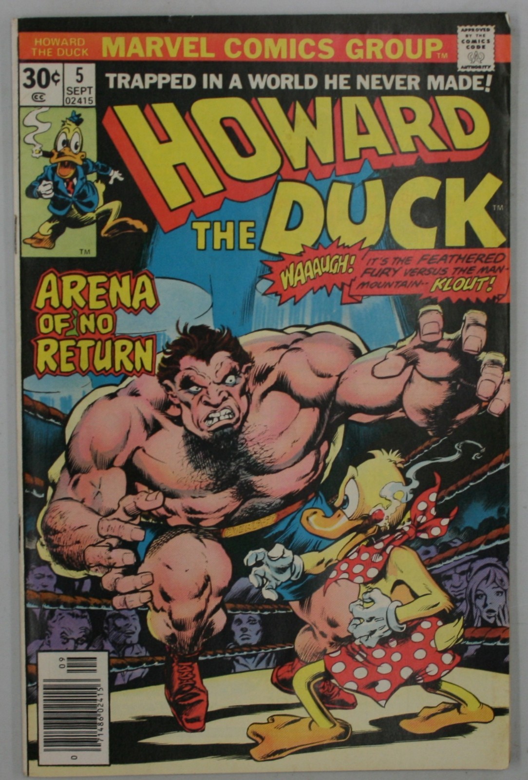Howard The Duck #5 SEPT Marvel Comics Group 5 02415 | eBay