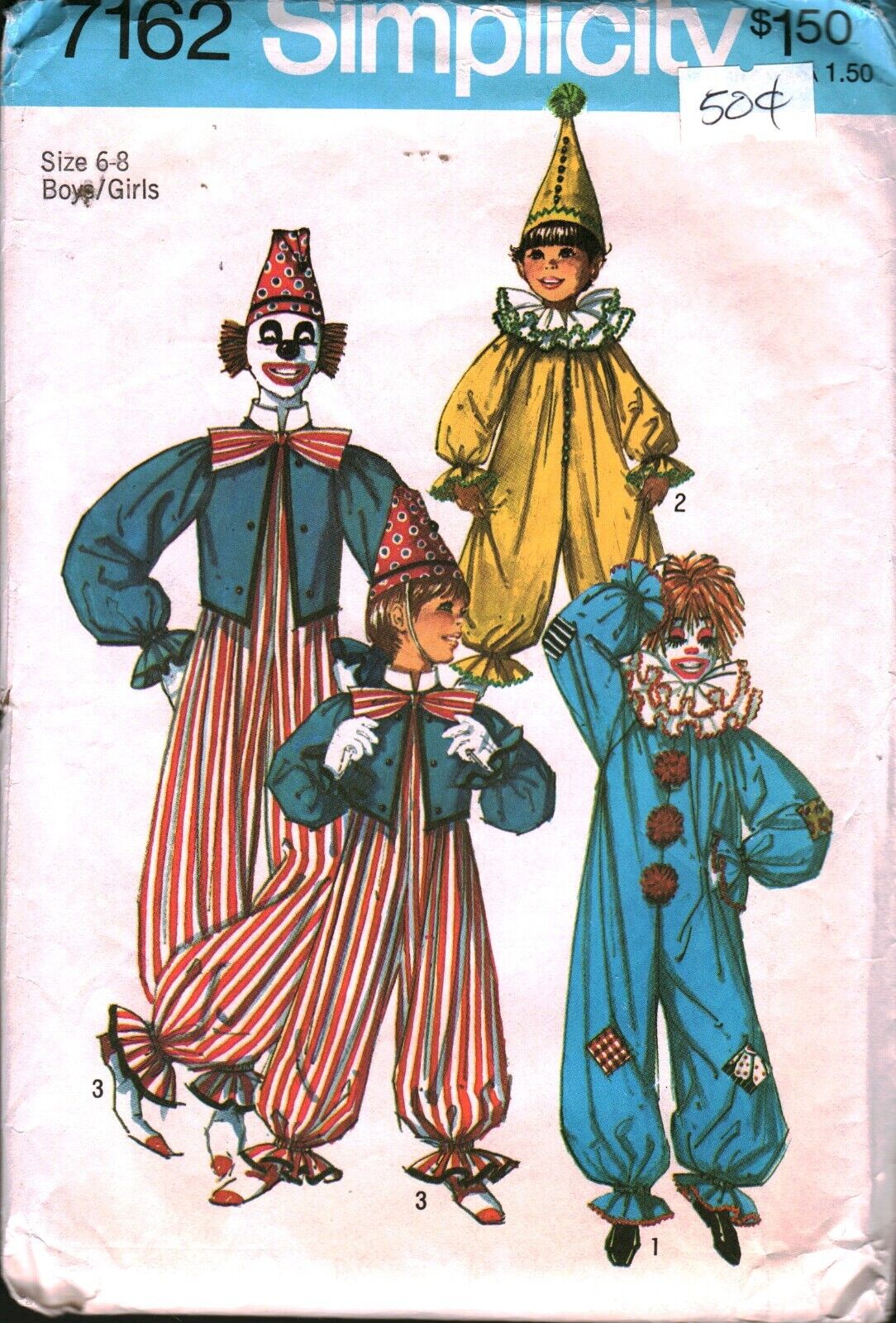 7162 Vintage Simplicity Sewing Pattern Girls Costume Boys 7162 Vintage Simplicity Sewing Pattern Girls Costume Boys