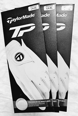 Three TaylorMade TP Tour Preferred Golf Glove Left -  XL *NEW*