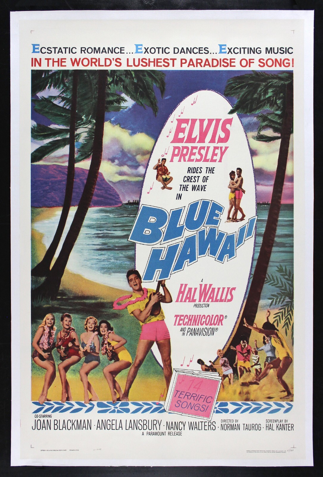 エルヴィス プレスリー ブルー ハワイ ポスター Amazon.com: Elvis Presley in Blue Hawaii - Vintage Film