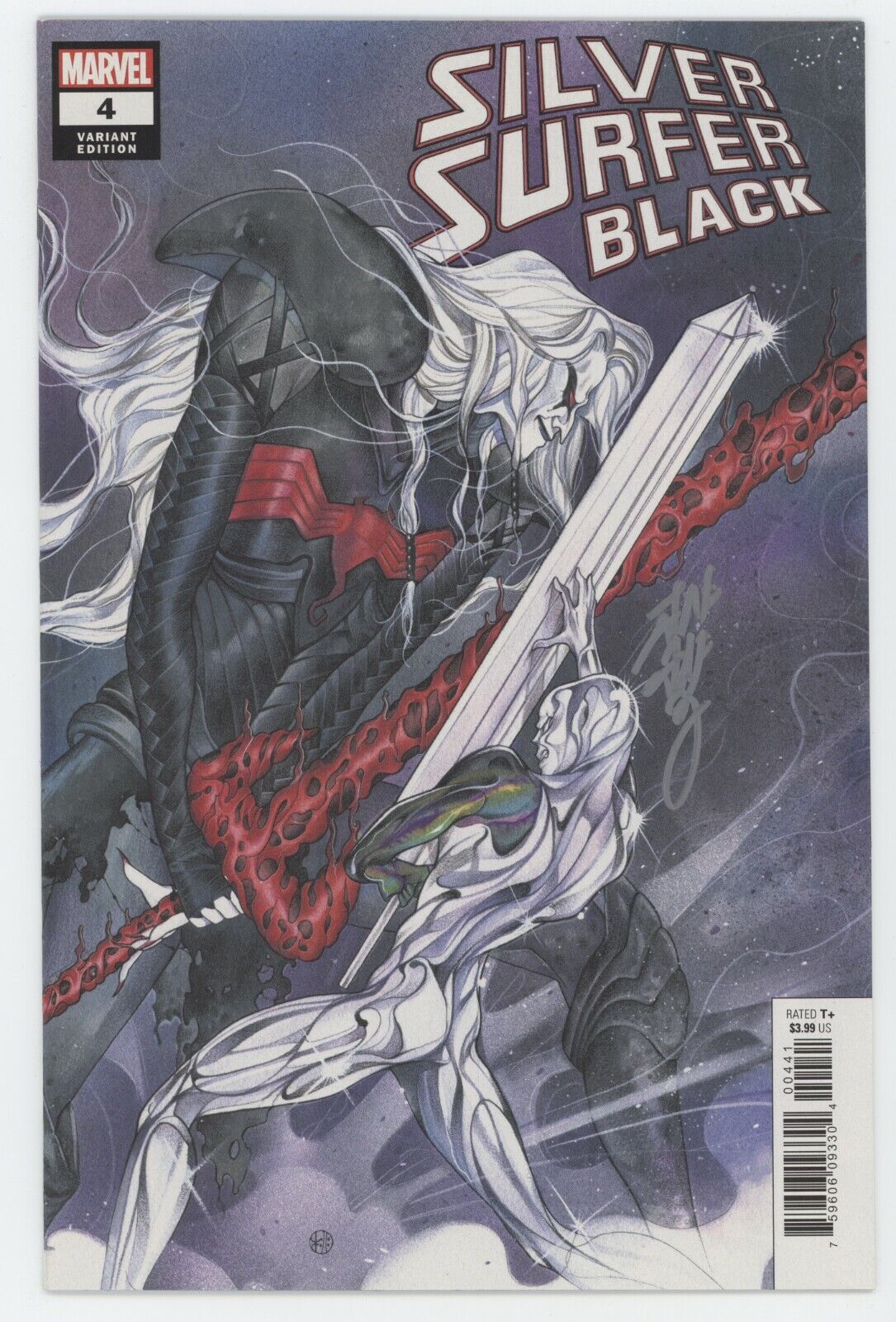 Silver Surfer Black 4 Marvel 2019 NM 1:25 Peach Momoko Silver Surfer Black 4 Marvel 2019 NM 1:25 Peach Momoko