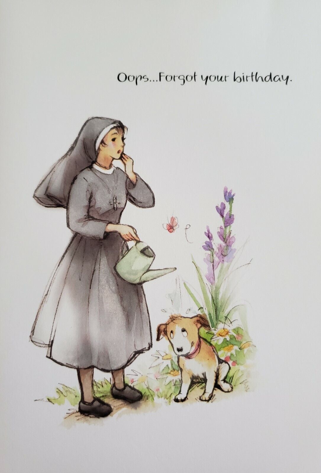 'Oops...Forgot Your Birthday' Religious Birthday greeting card