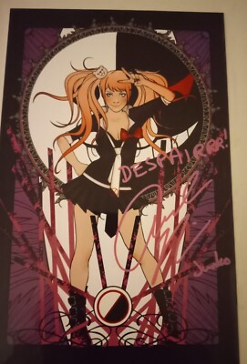 Amanda C. Miller Signed Junko Enoshima - Danganronpa Convention Exclusive Print