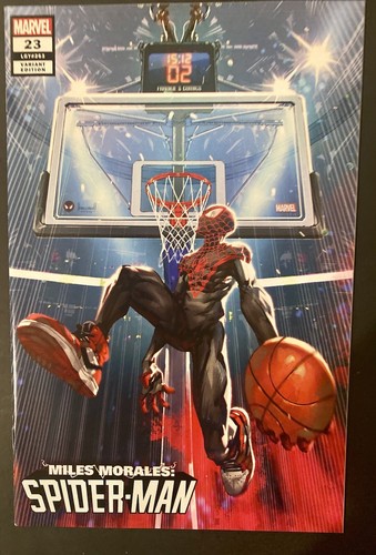 MILES MORALES SPIDER-MAN #23 KAEL NGU BASKETBALL TRADE