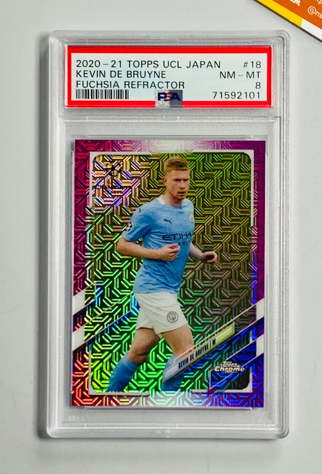 ケビン デブルイネ Topps Chrome リフラクター PSA 10 Kevin De Bruyne 2022 Topps Chrome UEFA Club Competitions #CA