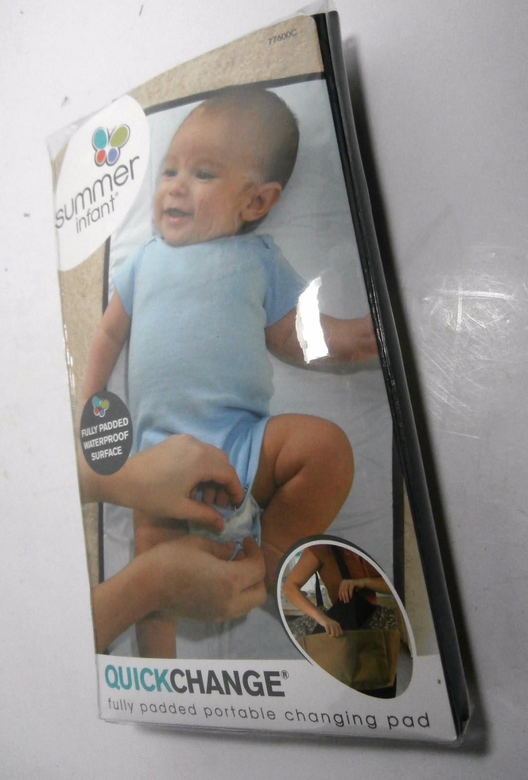 Summer Infant Quickchange Portable Changing Pad, Black/White Padded NEW in Pkg