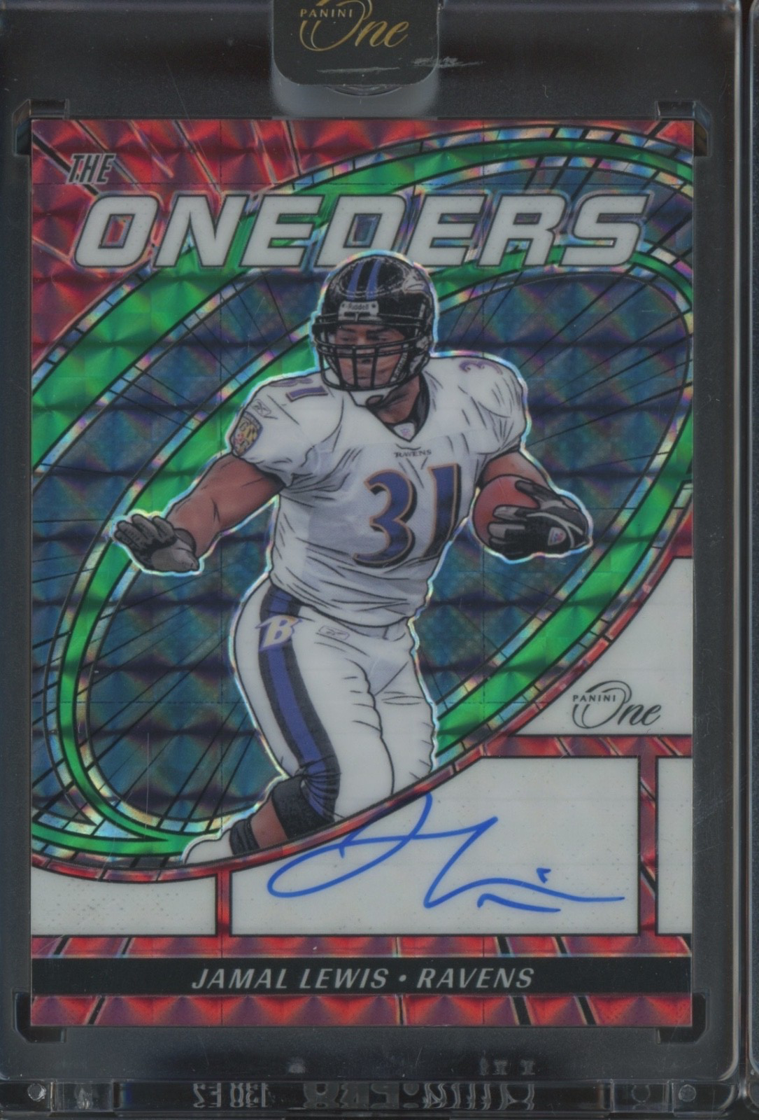 2023 Panini One The Oneders Green #366 Jamal Lewis 5/49 Auto Autograph
