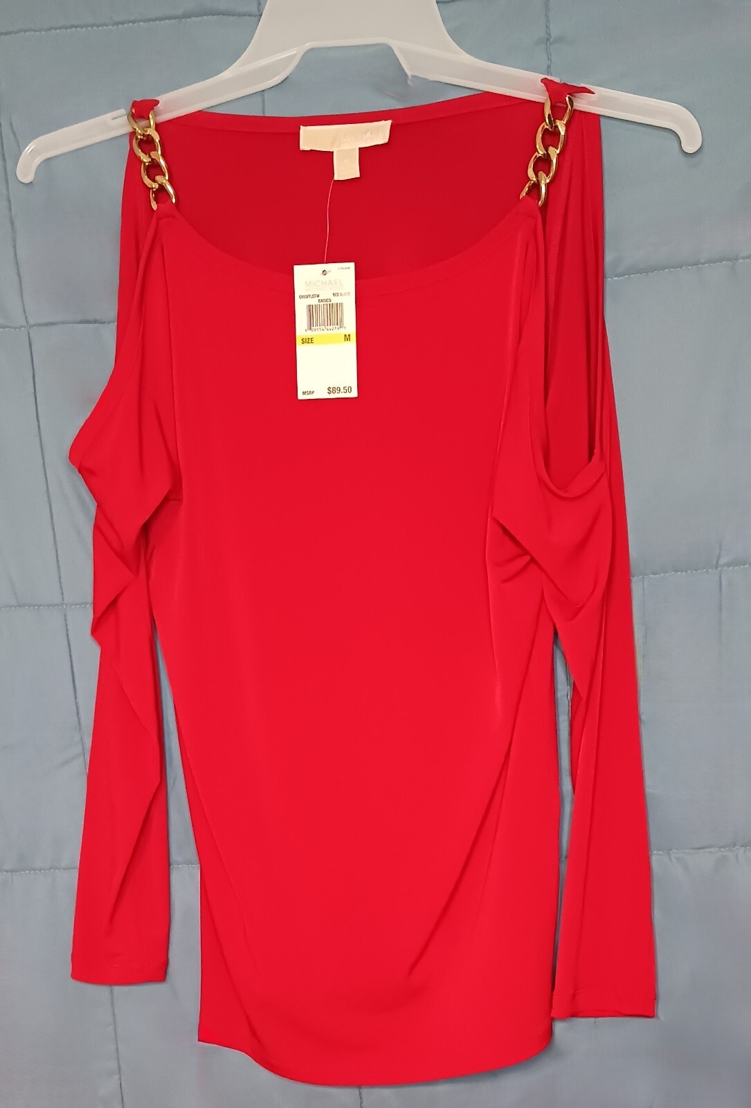 MICHAEL KORS - MICHAELKORS オフショルカットソー Logo Jacquard Top | Michael Kors [US]