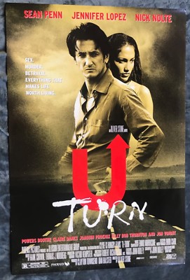 U TURN OLIVER STONE ORIGINAL DS DOUBLE SIDED ROLLED MOVIE