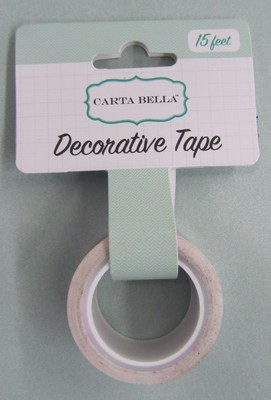 Carta Bella Christmas Words Decorative Tape Scrapbooking Holidays 15 ft roll