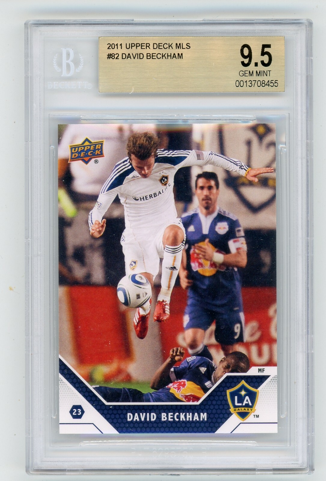 2011 UPPER DECK MLS SOCCER DAVID BECKHAM LA LOS ANGELES