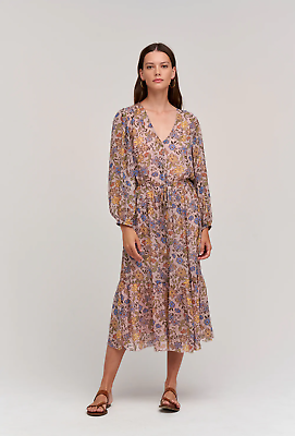 Velvet top boho dress