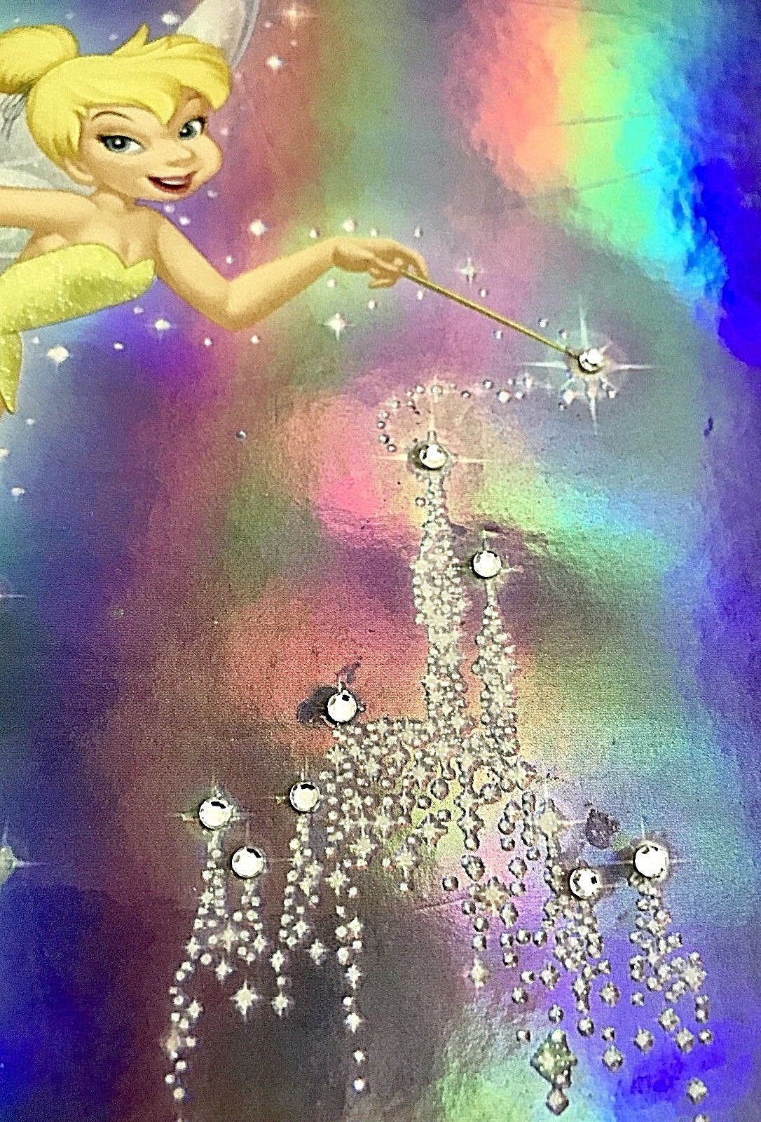 WALT DISNEY WORLD Tinkerbell 48 Page Binder 4”x6” Photo Album~Holds 192 Photos