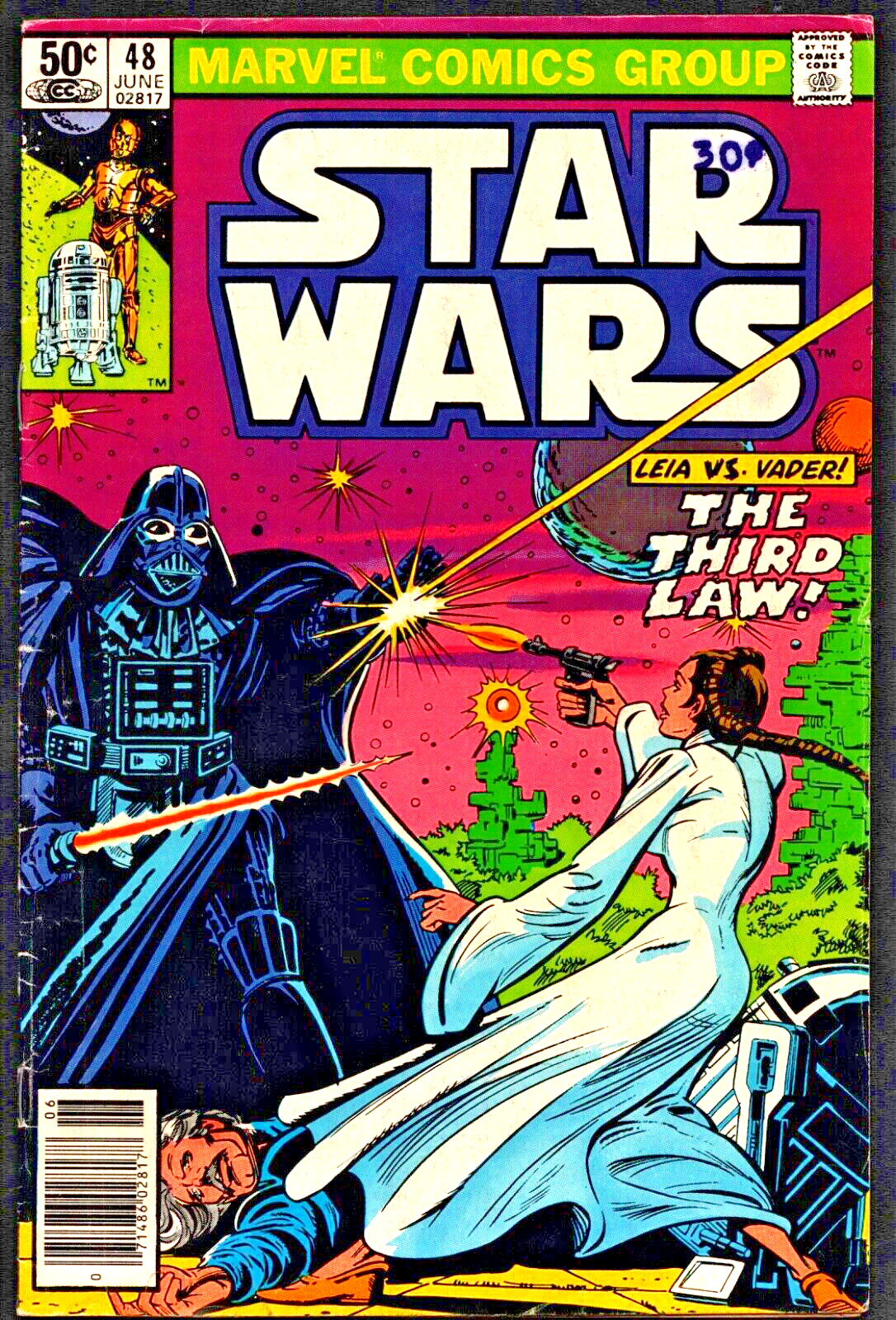 【絶版希少】Star Wars:Marvel Comics Marvel Comics Group Star Wars #4 Darth Vader & Luke