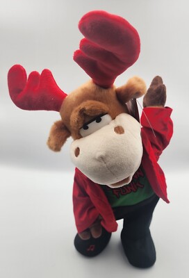 UPTOWN FUNK Animated Rocking Reindeer (Brand New w/ Tag) Dances to Bruno Mars