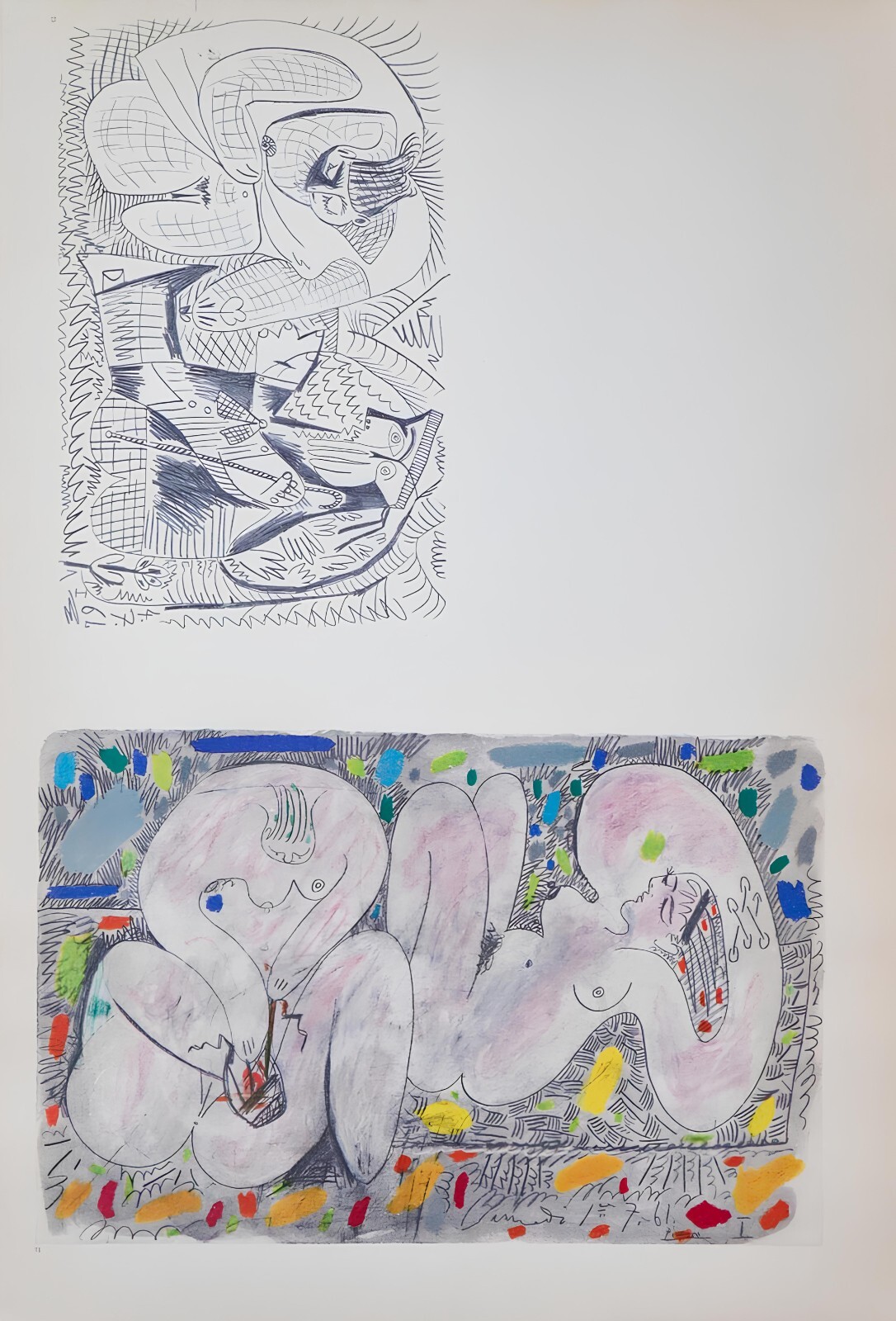 Pablo Picasso Limited Edition Lithograph From The Rare 