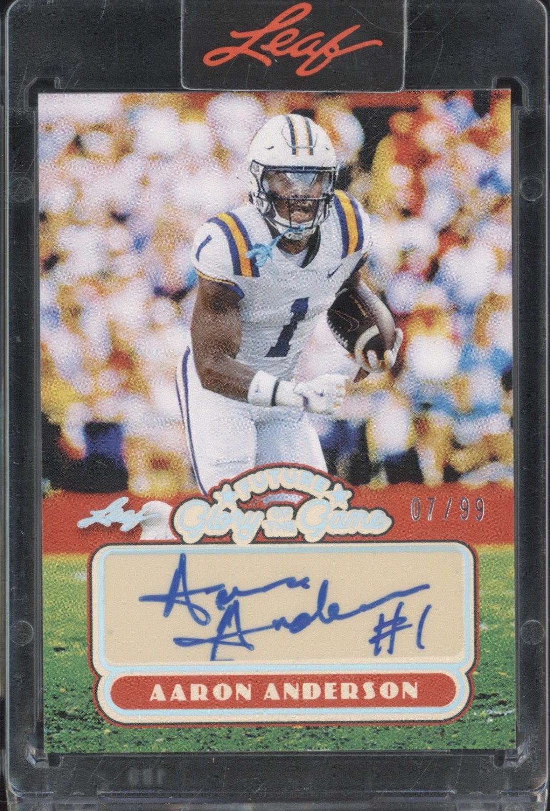 2025 Leaf Future Glory Of The Game Silver Aaron Anderson Auto RC 7/99