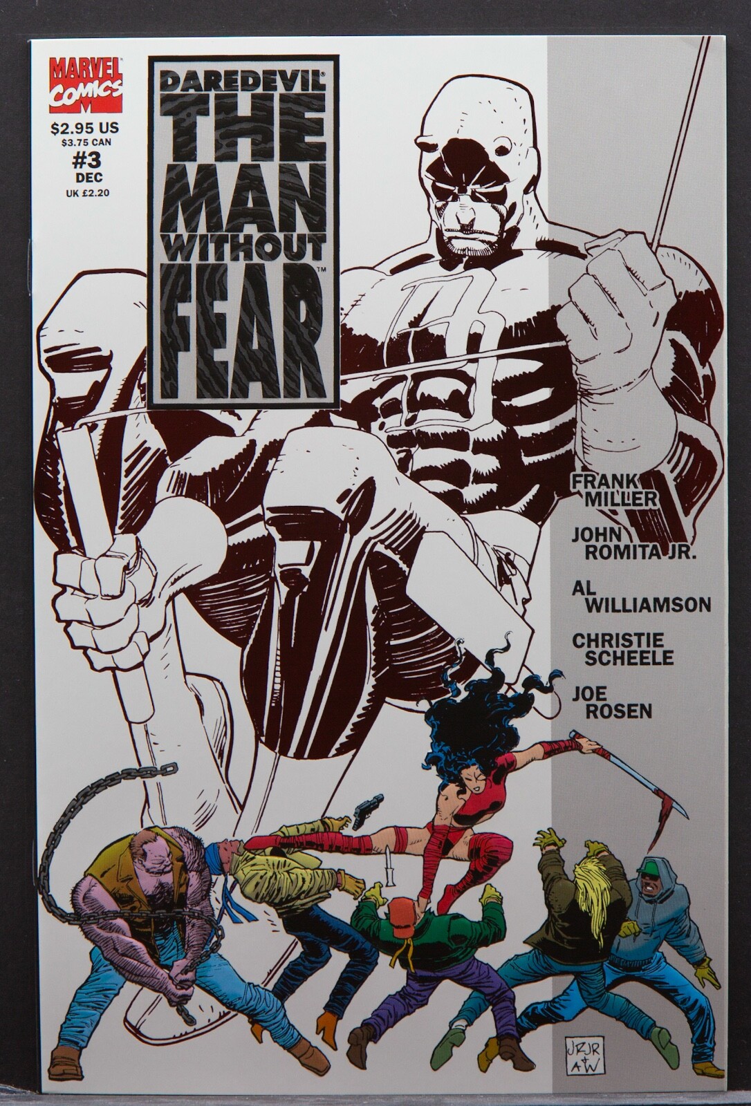 Daredevil : The Man without Fear #3 Raw Comic in NM- 9.2