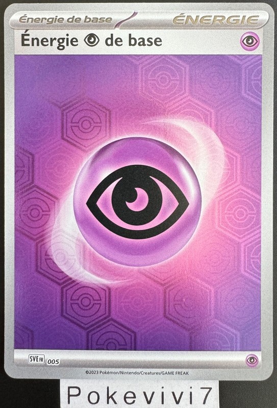 Carte Pokemon Energie Psy Sve 005 Reverse Ev6.5 Sfa Fr Neuf