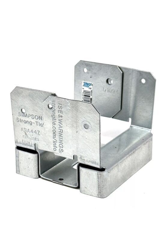 Simpson Strong-Tie Zmax Wood to Concrete Retrofit Post Base Bracket/Galvanized