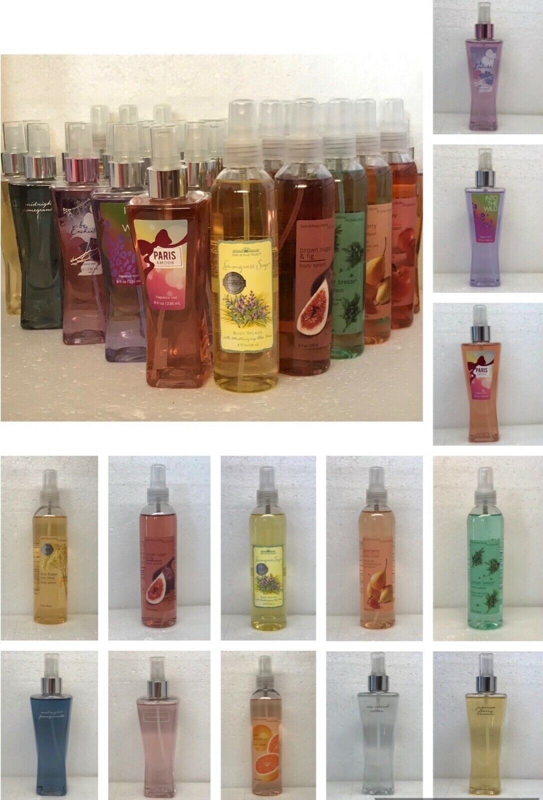Rare & Retired Bath & Body Works Fragrance Mist Body Spray