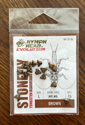 Nymph Head - Evolution - Stonefly Tungsten Beadheads - Flymen Fishing