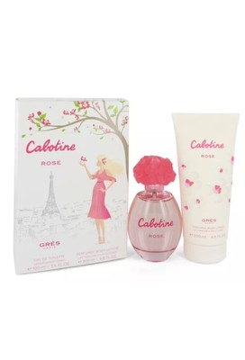 CABOTINE ROSE by Parfums Gres |Women's 2 PC Gift Set: 3.4 oz EDT+6.7 oz BL SEAL
