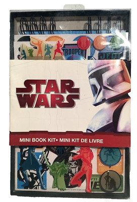 Star Wars Mini Book Kit by Creative Imaginations- 2009 scrapbooking Brand New 