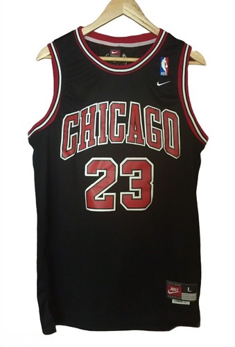 BULLS JORDAN 23 黒ジャージ 1986-87 Chicago Bulls 23 Michael Jordan 1984 Nike Flight 8403 Black