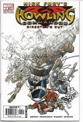 Nick Fury's Howling Commandos #1 Director's Cut 1st Warwolf Marvel 2005 VF/NM