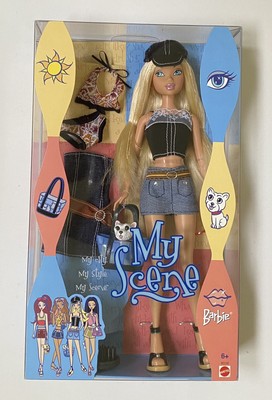 RARE HTF 2002 Mattel My Scene BARBIE Doll  w/Dog NRFB
