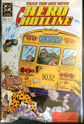 Hero Hotline #2 VF 1st Print DC Comics 1989