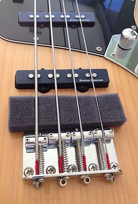 Lot of 3 bass guitar mutes, fits 4 and 5 string Fender Squier, 001-8556-049
