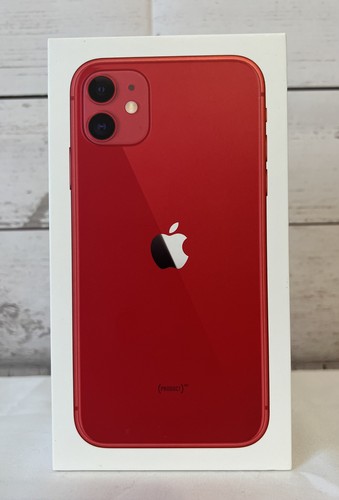 Apple iPhone 11 (PRODUCT) RED 64 GB BOX ONLY With Printed Apple iPhone 11 (PRODUCT) RED 64 GB BOX ONLY With Printed