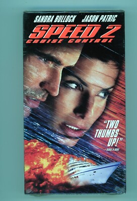 Speed 2, Cruise Control, Movie, VHS, Factory Sealed, 1997, Sanda Bullock
