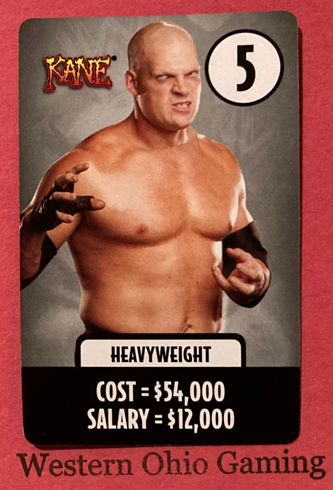 2007 WWE Kane Heavyweight Card USED 3rd Edition DVD Board 2007 WWE Kane Heavyweight Card USED 3rd Edition DVD Board