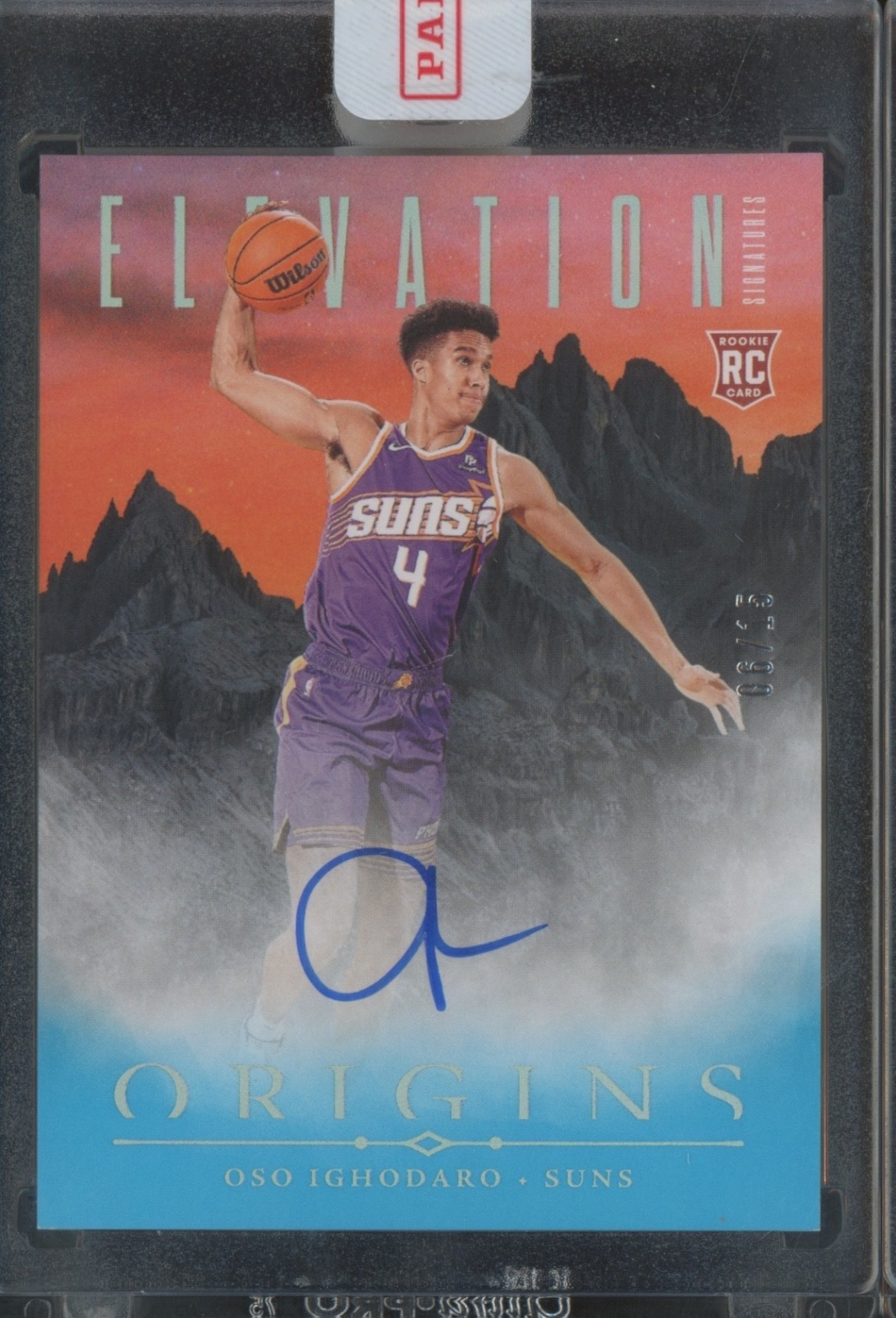 2024 Panini Origins Elevation Oso Ighodaro 6/15 Auto Autograph RC Rookie