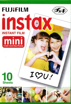 PELÍCULA FUJIFILM MINI INSTAX DE 10 POSE COLORES
