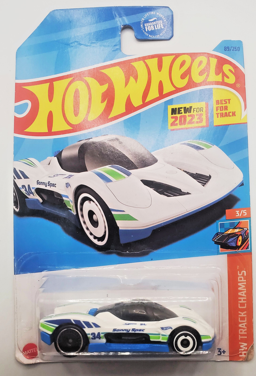 Hot Wheels - 2023 HW Track Champs 3/5 Group C Fantasy New on Blister Card !!