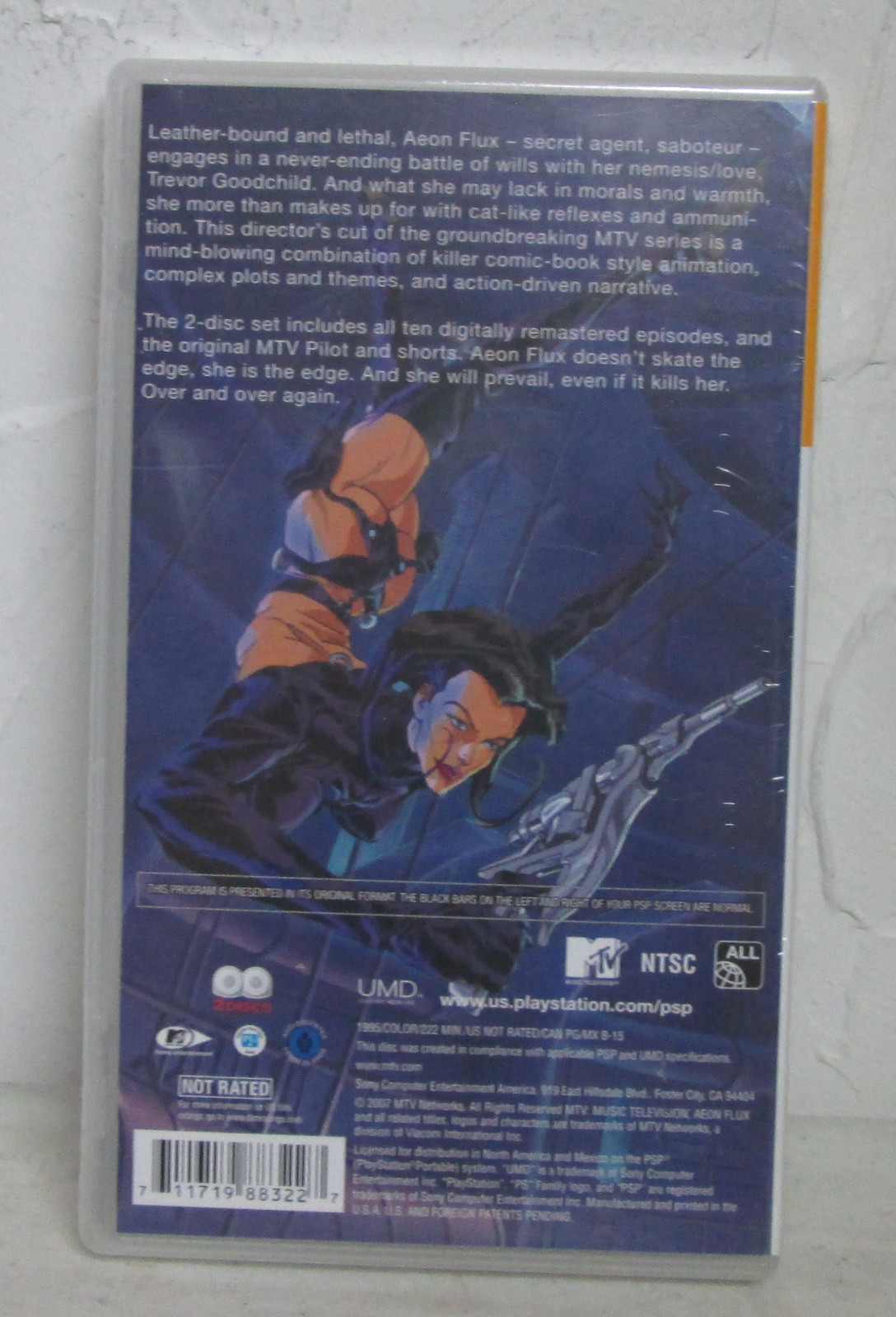 Aeon Flux The Complete Animated Collection UMD PSP 2008 2-Disc Set New Sealed